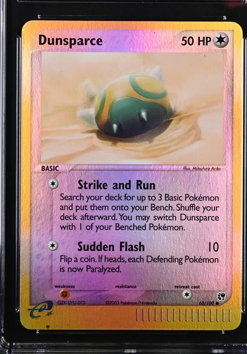 Dunsparce Pokémon card front