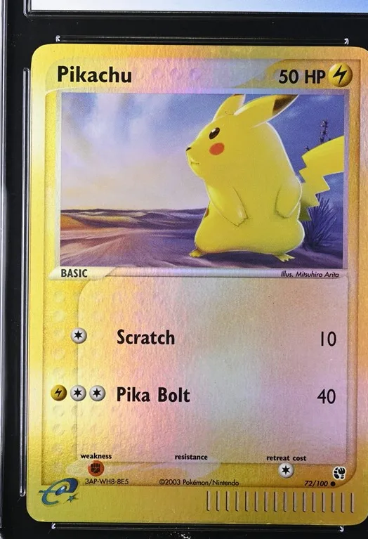 Pikachu Pokémon card front
