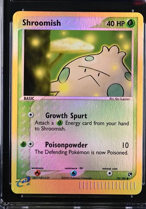 Shroomish Pokémon card front