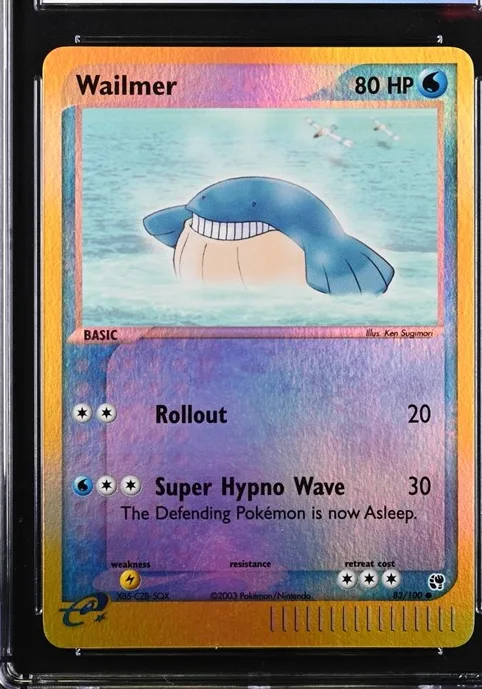 Wailmer Pokémon card front