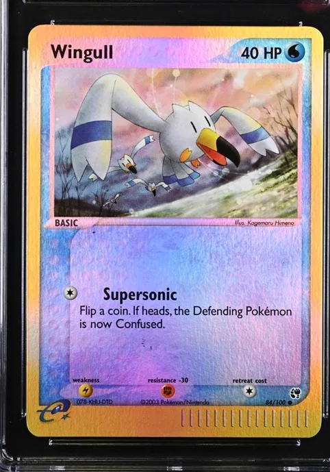 Wingull Pokémon card front