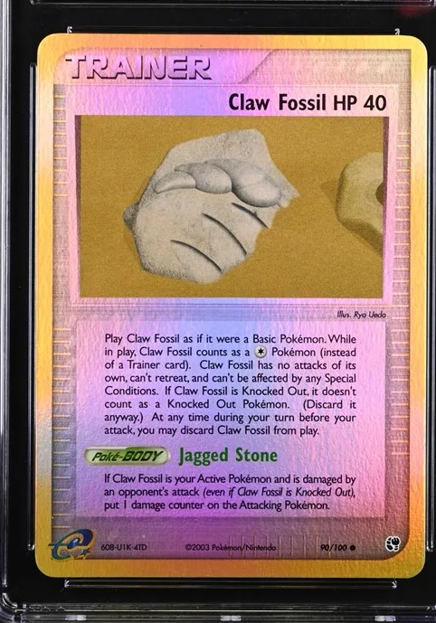 Claw Fossil Pokémon card front