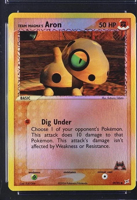 Team Magma's Aron