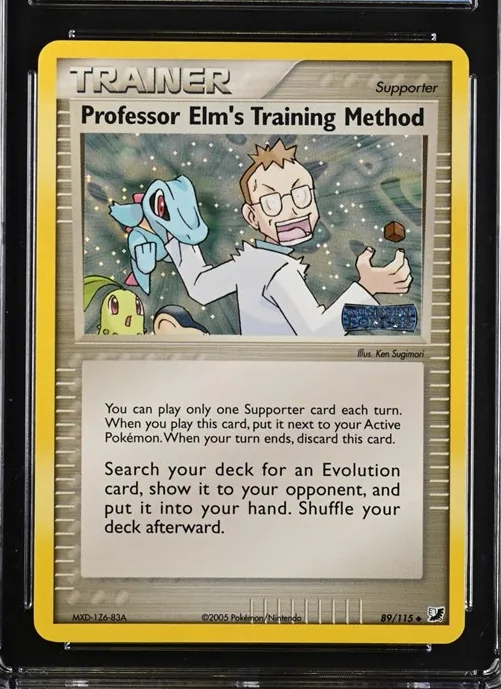 Professor Elm's Training Method