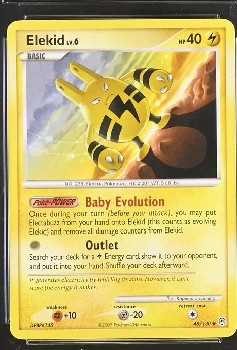Elekid Pokémon card front