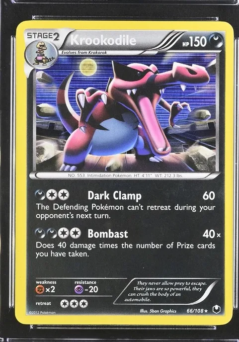 Krookodile Pokémon card front