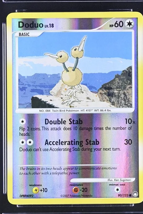 Doduo Pokémon card front