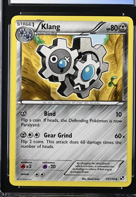 Klang Pokémon card front