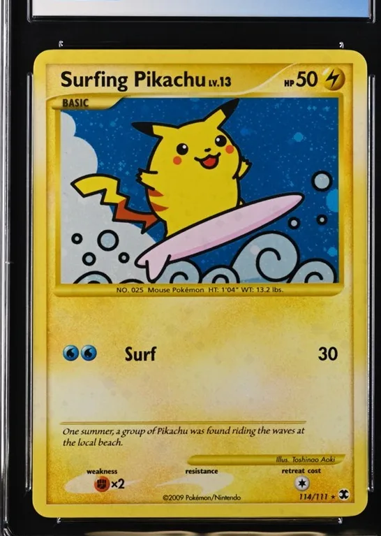 Surfing Pikachu