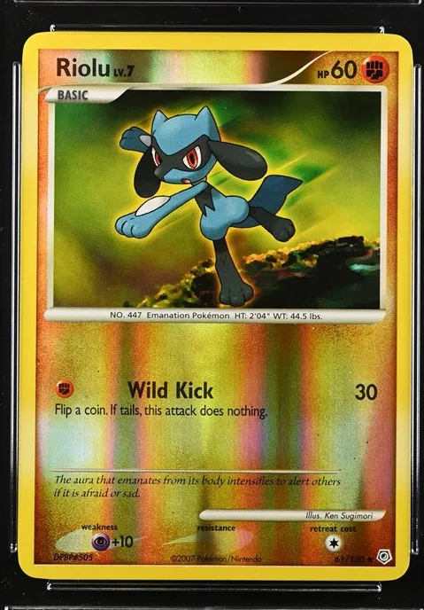 Riolu Pokémon card front