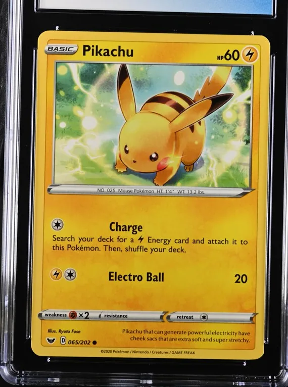 Pikachu Pokémon card front