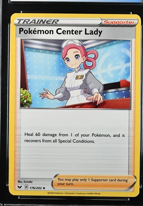 Pokémon Center Lady Pokémon card front