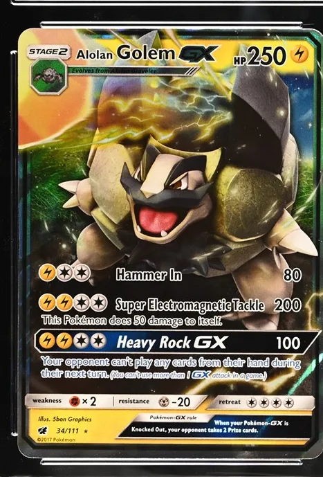 Alolan Golem-GX