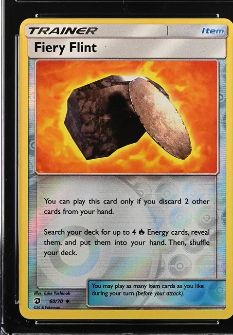Fiery Flint Pokémon card front