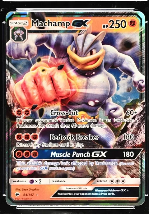 Machamp-GX Pokémon card front