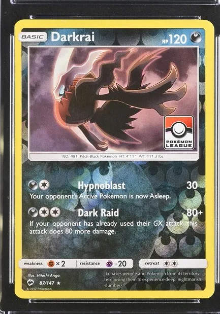 Darkrai Pokémon card front
