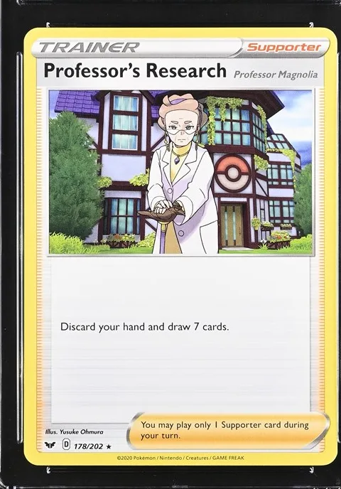 Professor's Research (Professor Magnolia) Pokémon card front