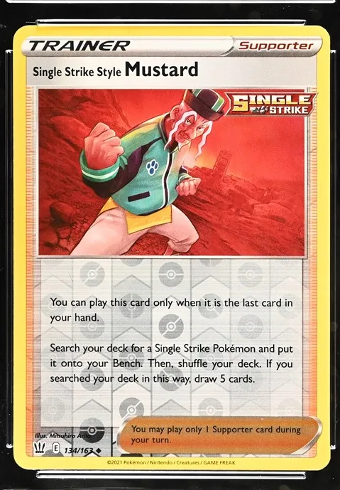 Single Strike Style Mustard
