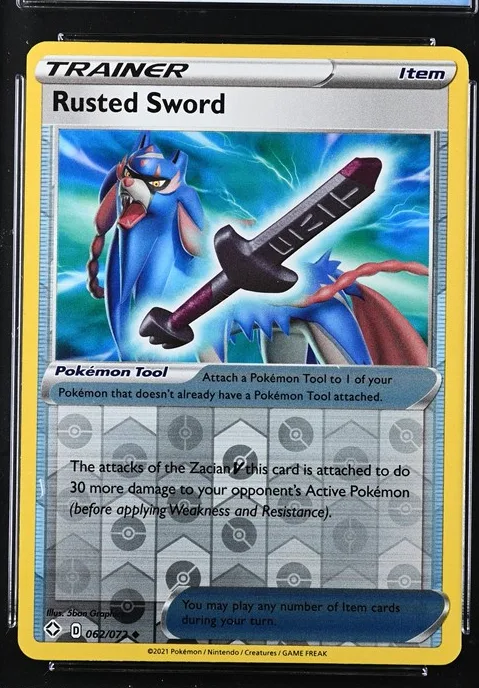 Rusted Sword Pokémon card front
