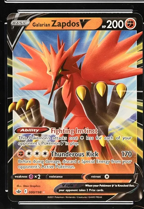 Galarian Zapdos V