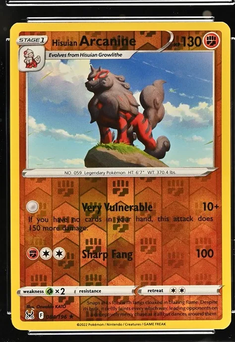 Hisuian Arcanine