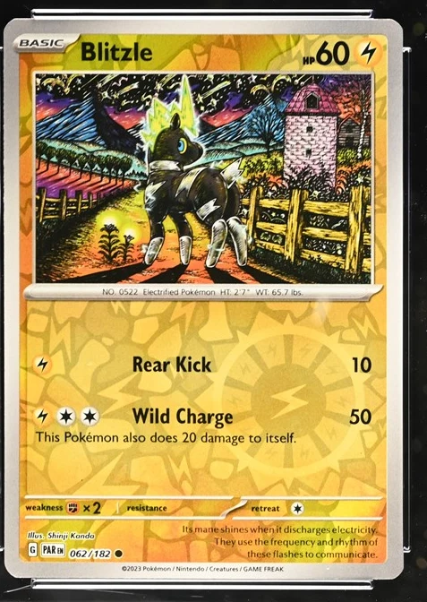 Blitzle Pokémon card front