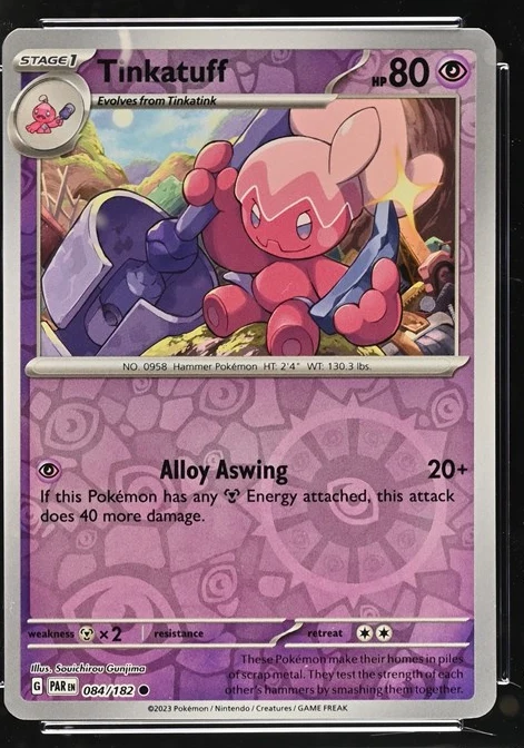 Tinkatuff Pokémon card front