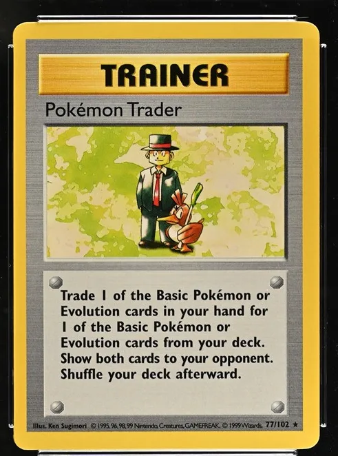 Pokémon Trader Pokémon card front