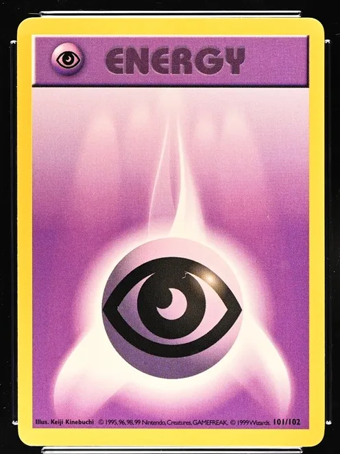 Psychic Energy Pokémon card front