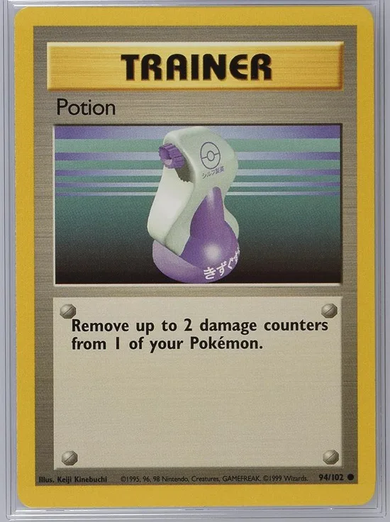 Potion Pokémon card front