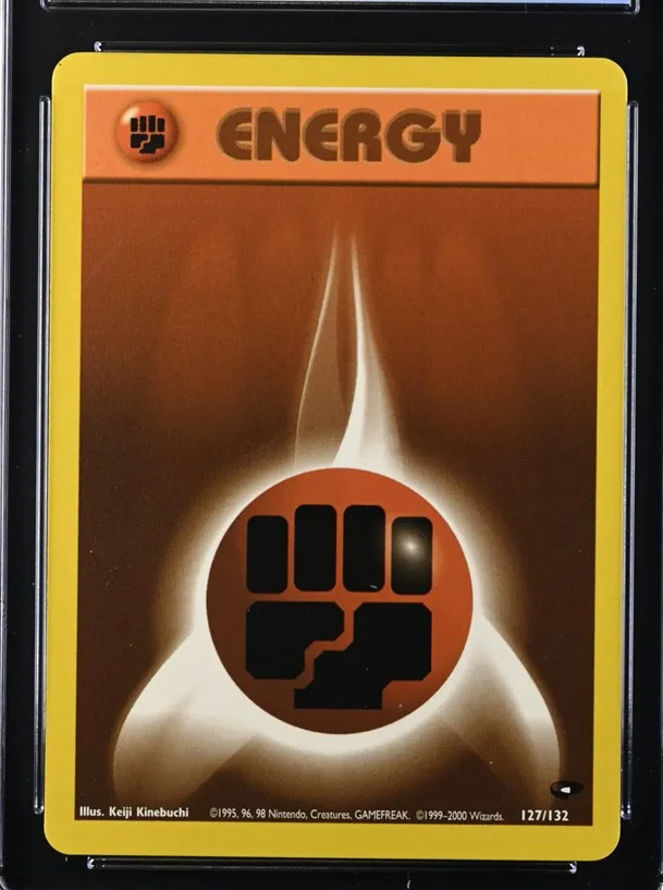 Fighting Energy Pokémon card front