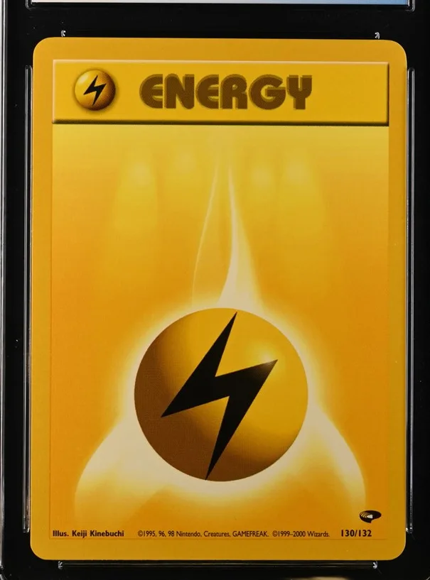 Lightning Energy Pokémon card front