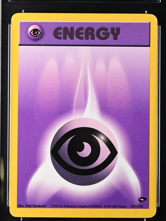 Psychic Energy Pokémon card front