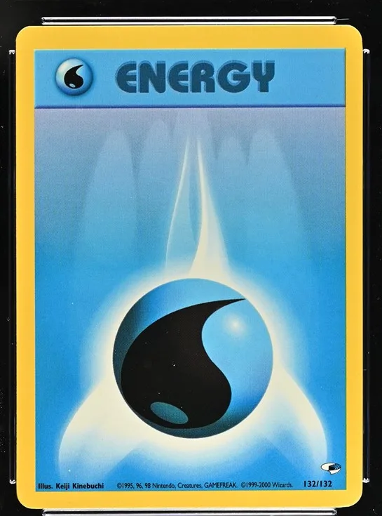 Water Energy Pokémon card front