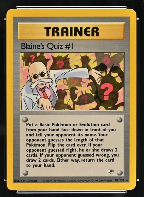 Blaine's Quiz #1