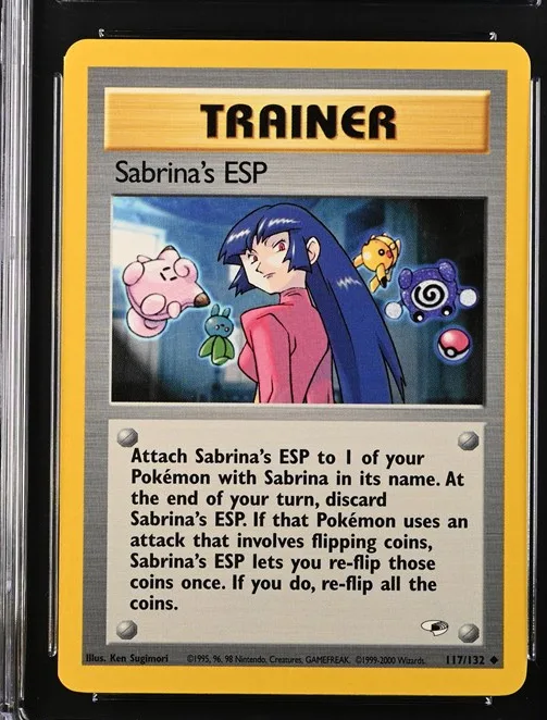 Sabrina's ESP Pokémon card front