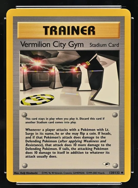 Vermilion City Gym Pokémon card front