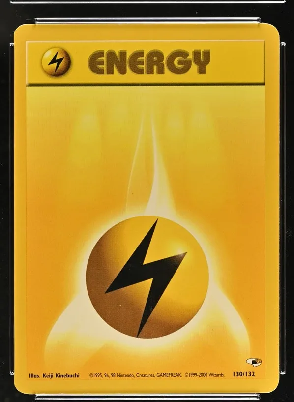Lightning Energy Pokémon card front