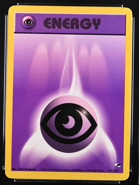 Psychic Energy Pokémon card front