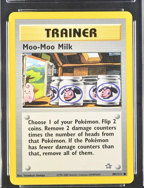 Moo-Moo Milk Pokémon card front