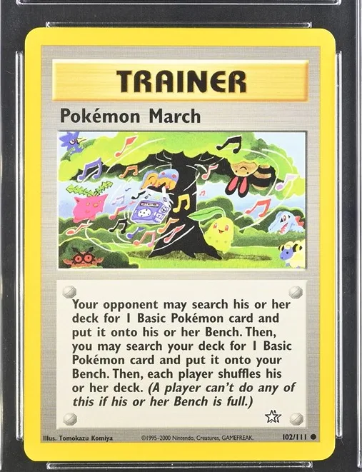 Pokémon March Pokémon card front