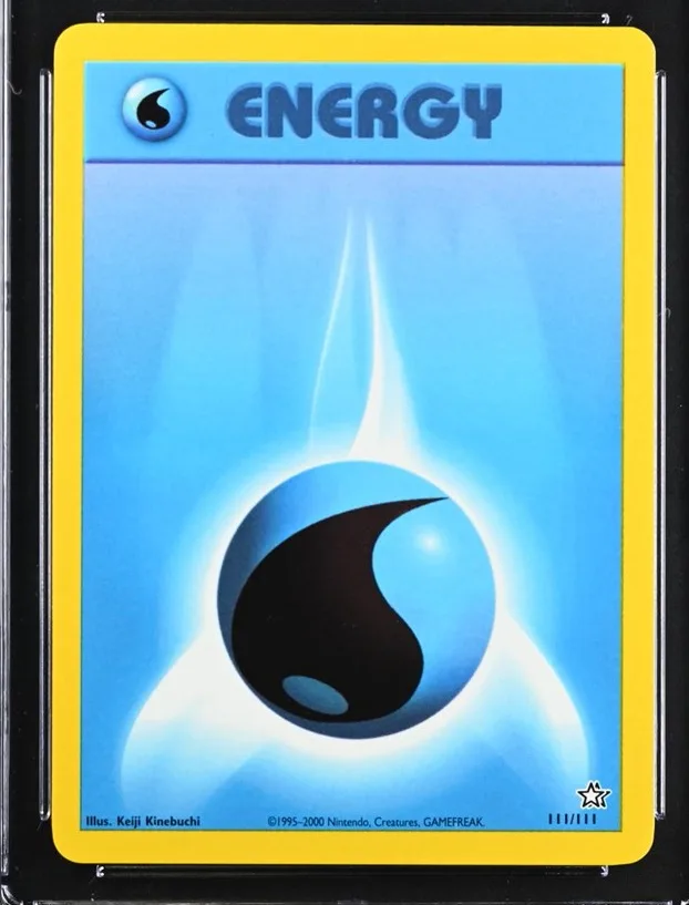 Water Energy Pokémon card front