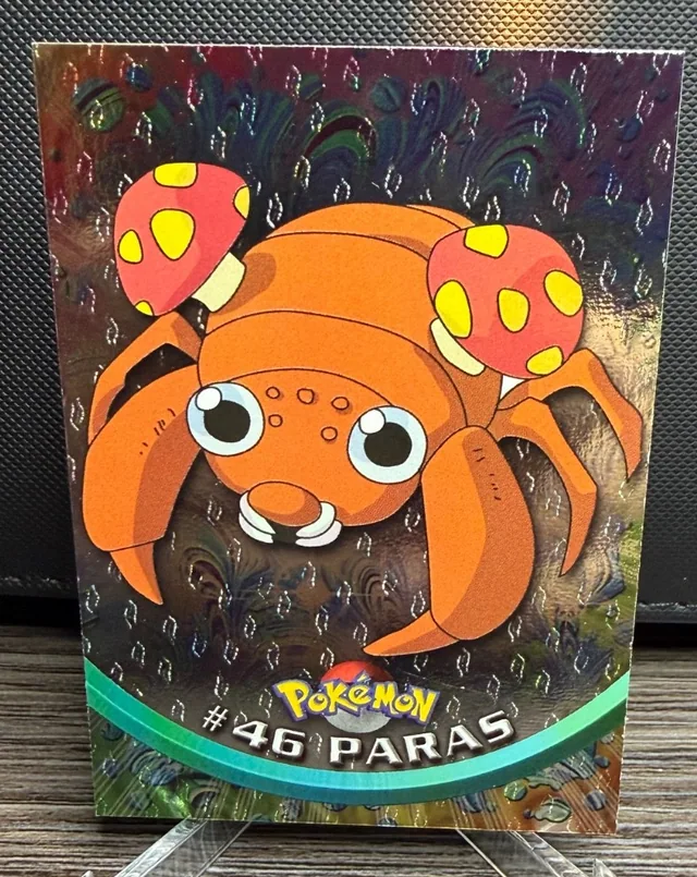 Paras Pokémon card front