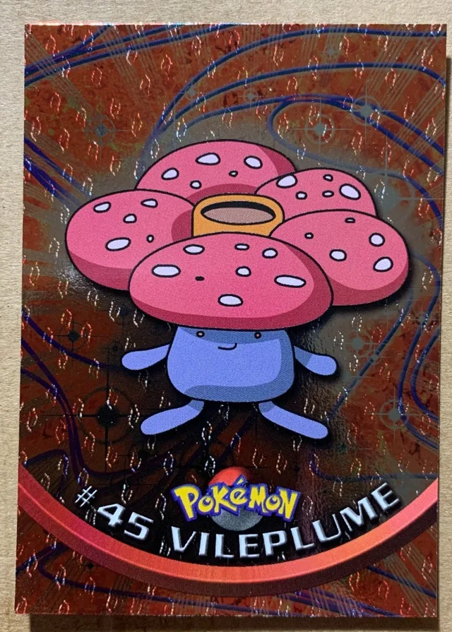 Vileplume Pokémon card front