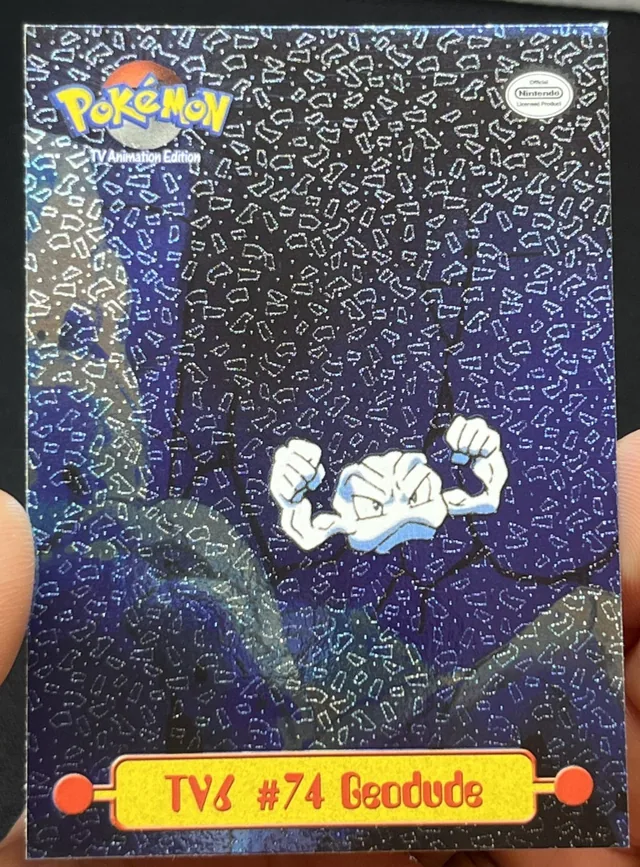 Geodude Pokémon card front