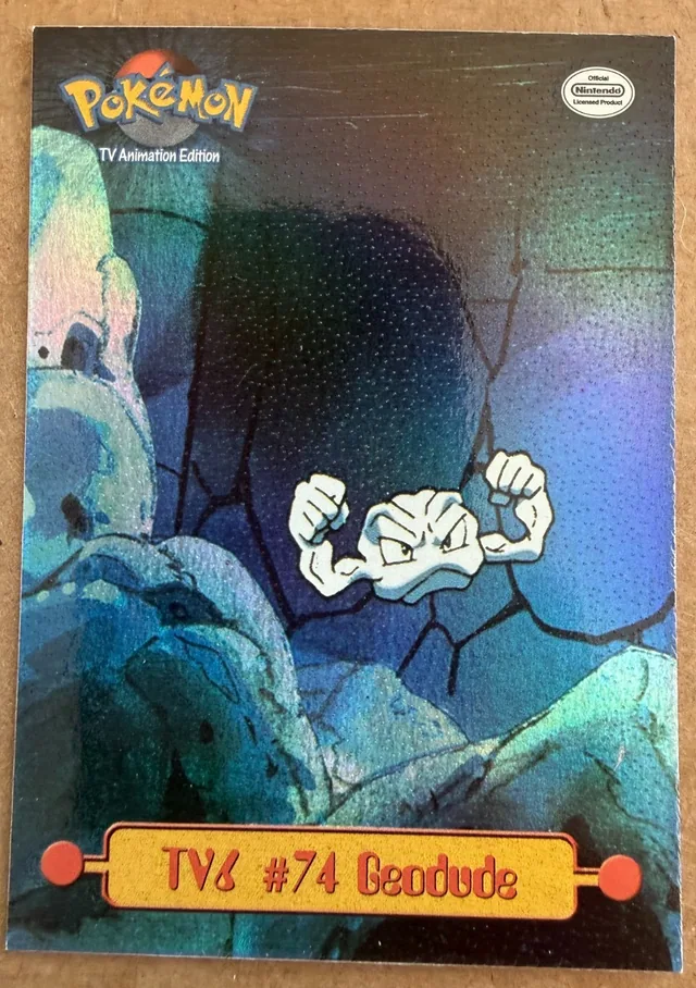 Geodude Pokémon card front