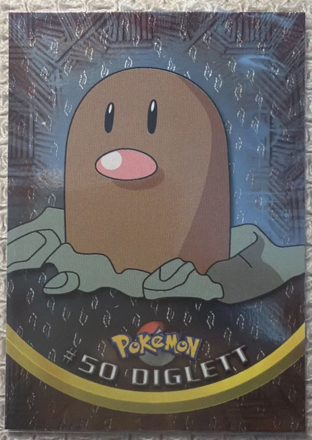 Diglett Pokémon card front
