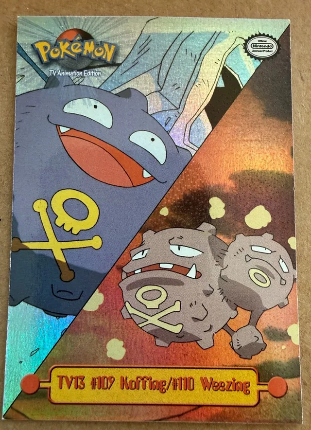 Koffing / Weezing Pokémon card front