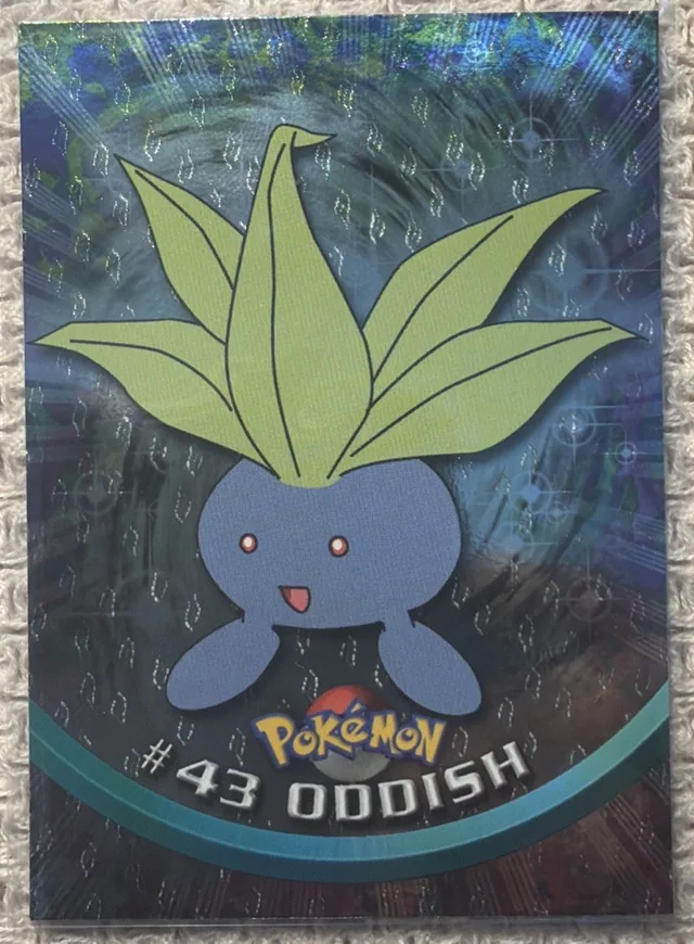Oddish Pokémon card front
