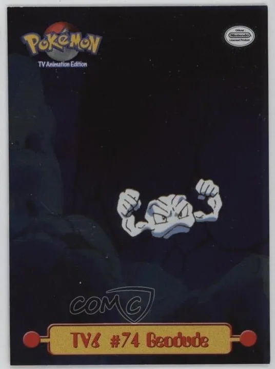 Geodude Pokémon card front